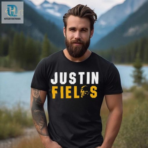 Justin Fields Face Pittsburgh Steelers Nfl Shirt hotcouturetrends 1 1