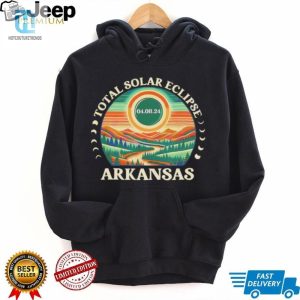 Total Solar Eclipse Arkansas 2024 Retro Shirt hotcouturetrends 1 2