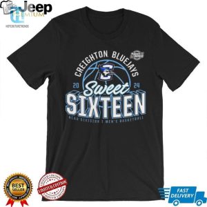 Creighton Bluejays 2024 Ncaa Mens Basketball Tournament March Madness Sweet Sixteen Defensive Stance Shirt hotcouturetrends 1 3