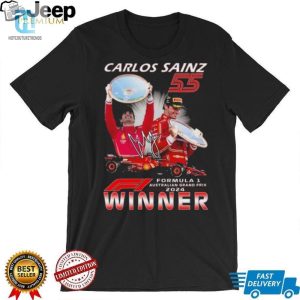 Carlos Sainz 55 Formula 1 Australian Grand Prix 2024 Winner T Shirt hotcouturetrends 1 3