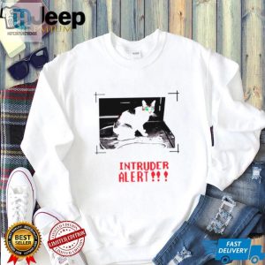 Cat Intruder Alert Shirt hotcouturetrends 1 2