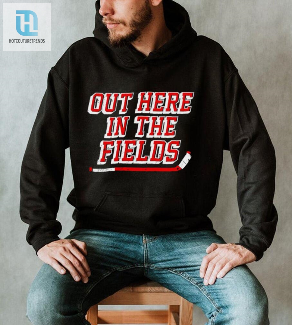 New York Rangers Hockey Out Here In The Fields Shirt 