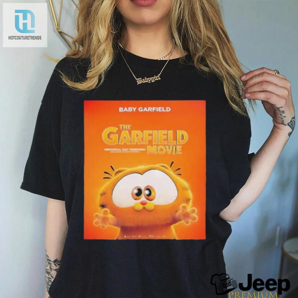 Baby Garfield In The Garfield Movie Official Poster Shirt 