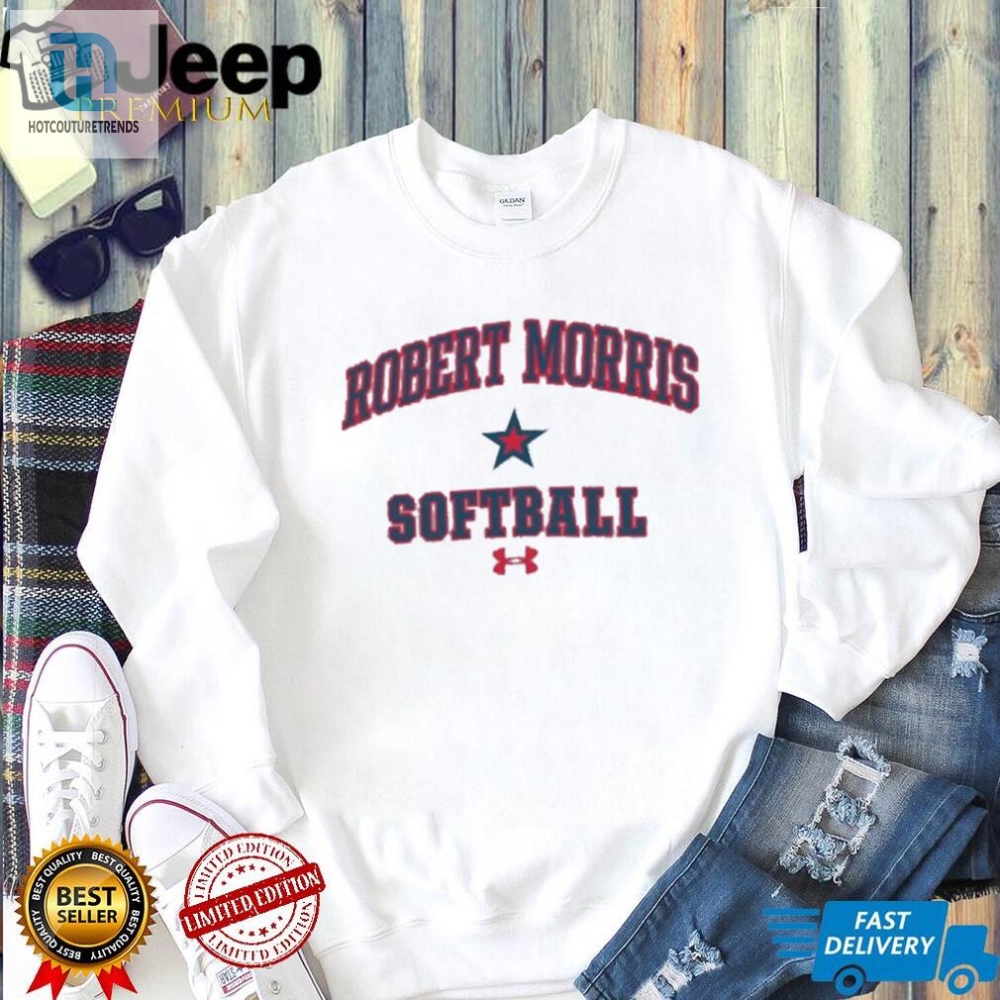 Robert Morris Colonials Under Armour Arch Softball Performance T Shirt 
