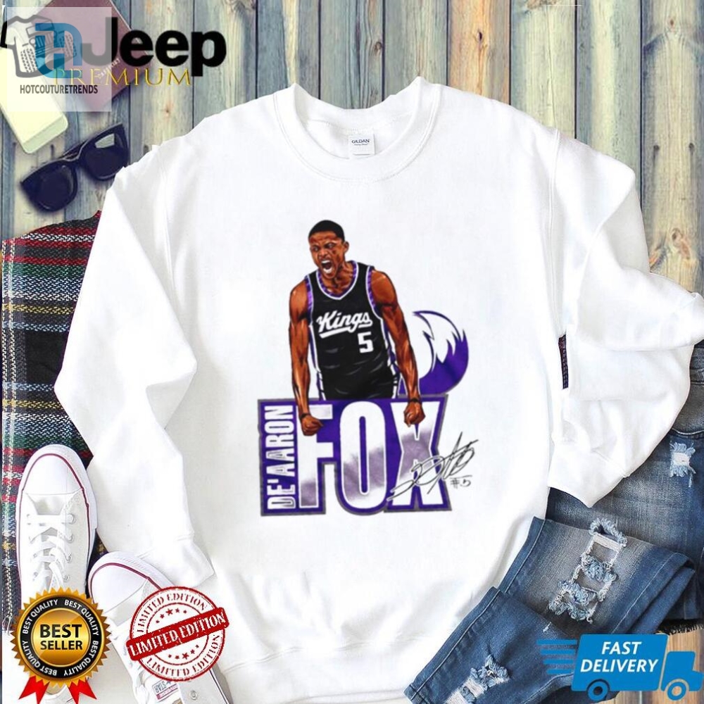 Deaaron Fox Sacramento Kings Player Signatures Shirt 