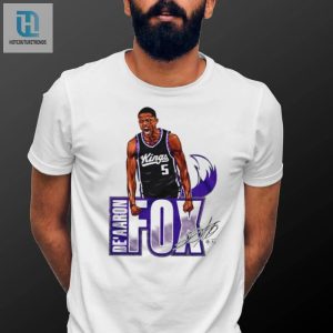 Deaaron Fox Sacramento Kings Player Signatures Shirt hotcouturetrends 1 2