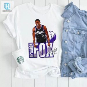 Deaaron Fox Sacramento Kings Player Signatures Shirt hotcouturetrends 1 3