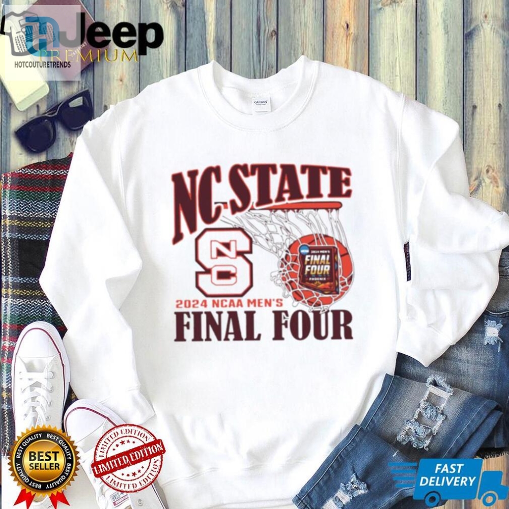 Nc State Wolfpack 2024 Ncaa Mens Basketball Final Four Logo Shirt 