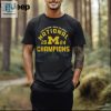 Michigan University 2024 Hockey National Champions Tee Shirt hotcouturetrends 1