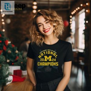 Michigan University 2024 Hockey National Champions Tee Shirt hotcouturetrends 1 2