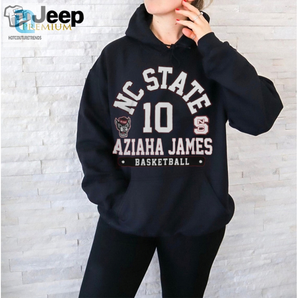 Aziaha James 10 Nc State Ncaa Womens Basketball T Shirt 