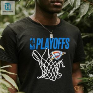 Oklahoma City Thunder 2024 Playoffs Net Basketball Shirt hotcouturetrends 1 3