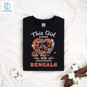 This Girl Loves Her Cincinnati Bengals Hearts Diamond Mascot 2024 Shirt hotcouturetrends 1 2