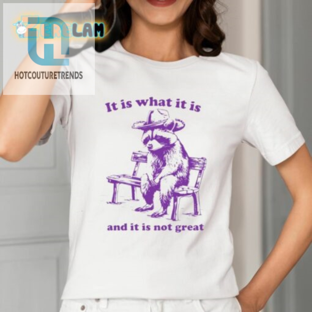 It Is What It Is And It Is Not Great Funny Shirt 