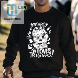 Just A Boy Who Loves Triggas Shirt hotcouturetrends 1 2