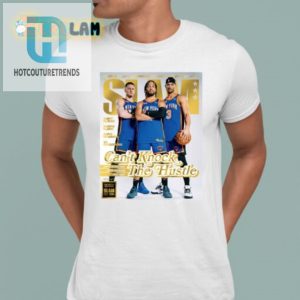 Knicks Slam 249 Donte Divincenzo Jalen Brunson Josh Hart Shirt hotcouturetrends 1 3