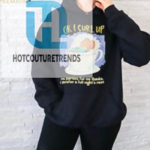 No Parties For Me Thanks Chunky T Shirt hotcouturetrends 1 2