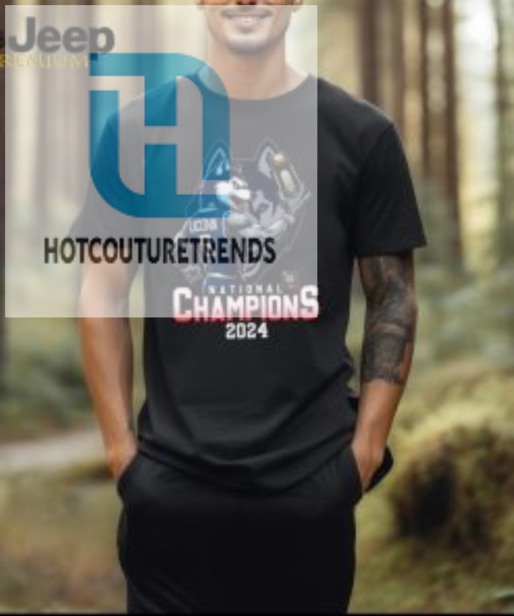 Official Uconn Huskies Mascot National Champions 2024 Shirt 