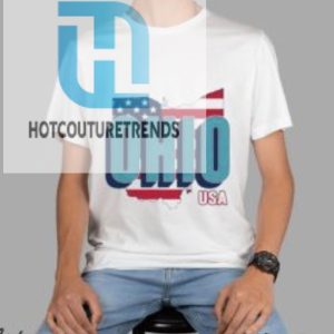 Ohio Map Usa Flag Shirt hotcouturetrends 1 1