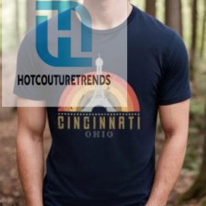 Cincinnati Eiffel Tower Tee Shirt hotcouturetrends 1 3