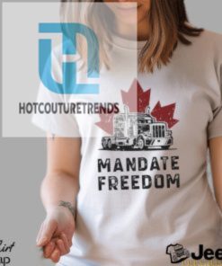 Truck Mandate Freedom Maple Leaf Shirt hotcouturetrends 1 6