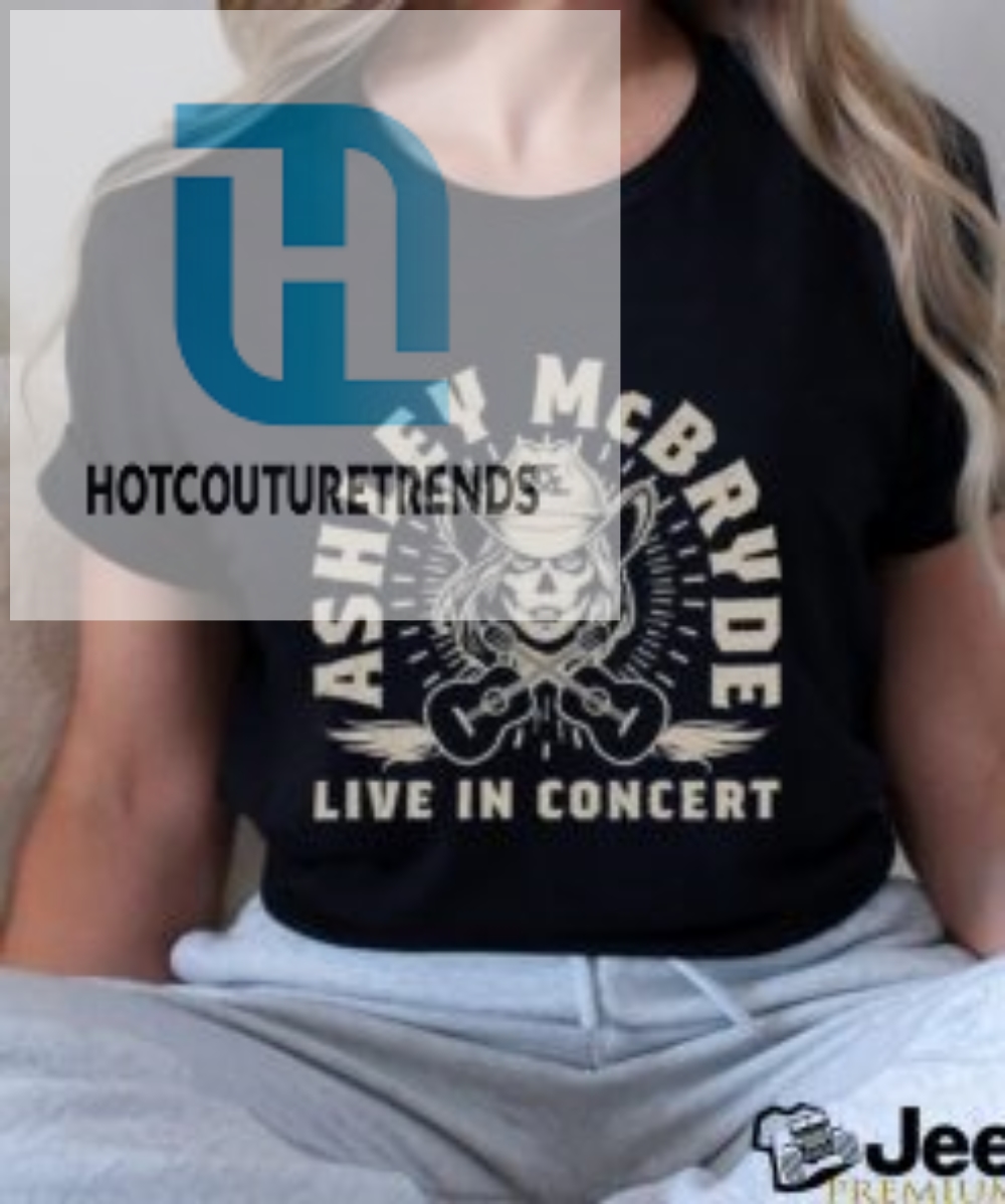 Ashley Mcbryde Skull Live In Concert Shirt 