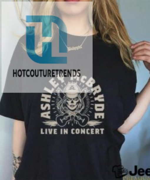 Ashley Mcbryde Skull Live In Concert Shirt hotcouturetrends 1 3