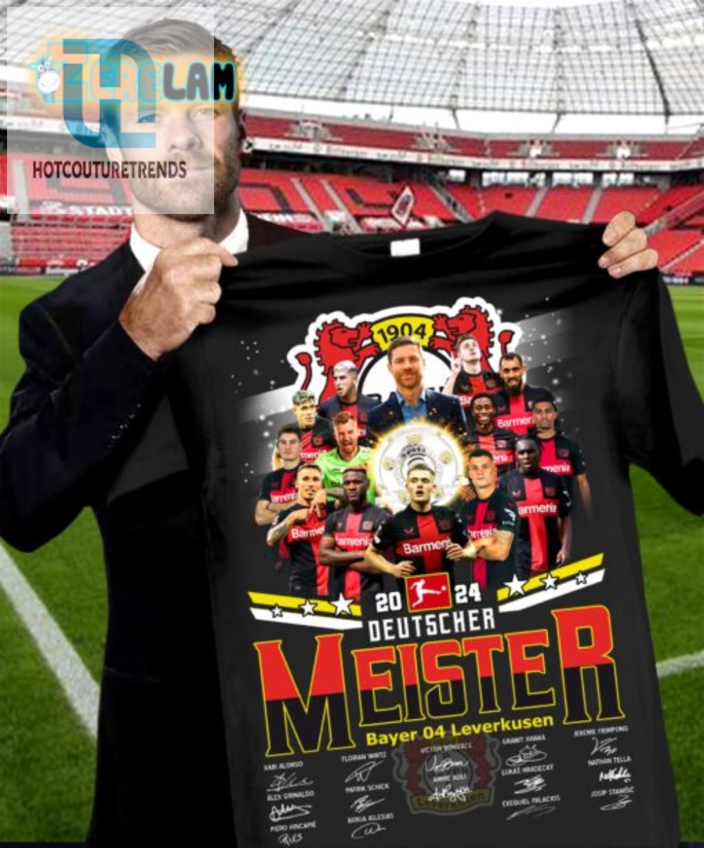 Bayer 04 Leverkusen Deutscher Meister Shirt 