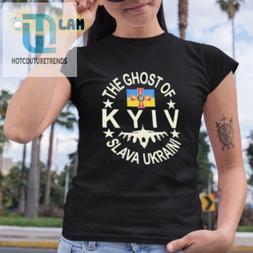 Ukraine Slava Ukraini The Ghost Of Kyiv Shirt hotcouturetrends 1 3