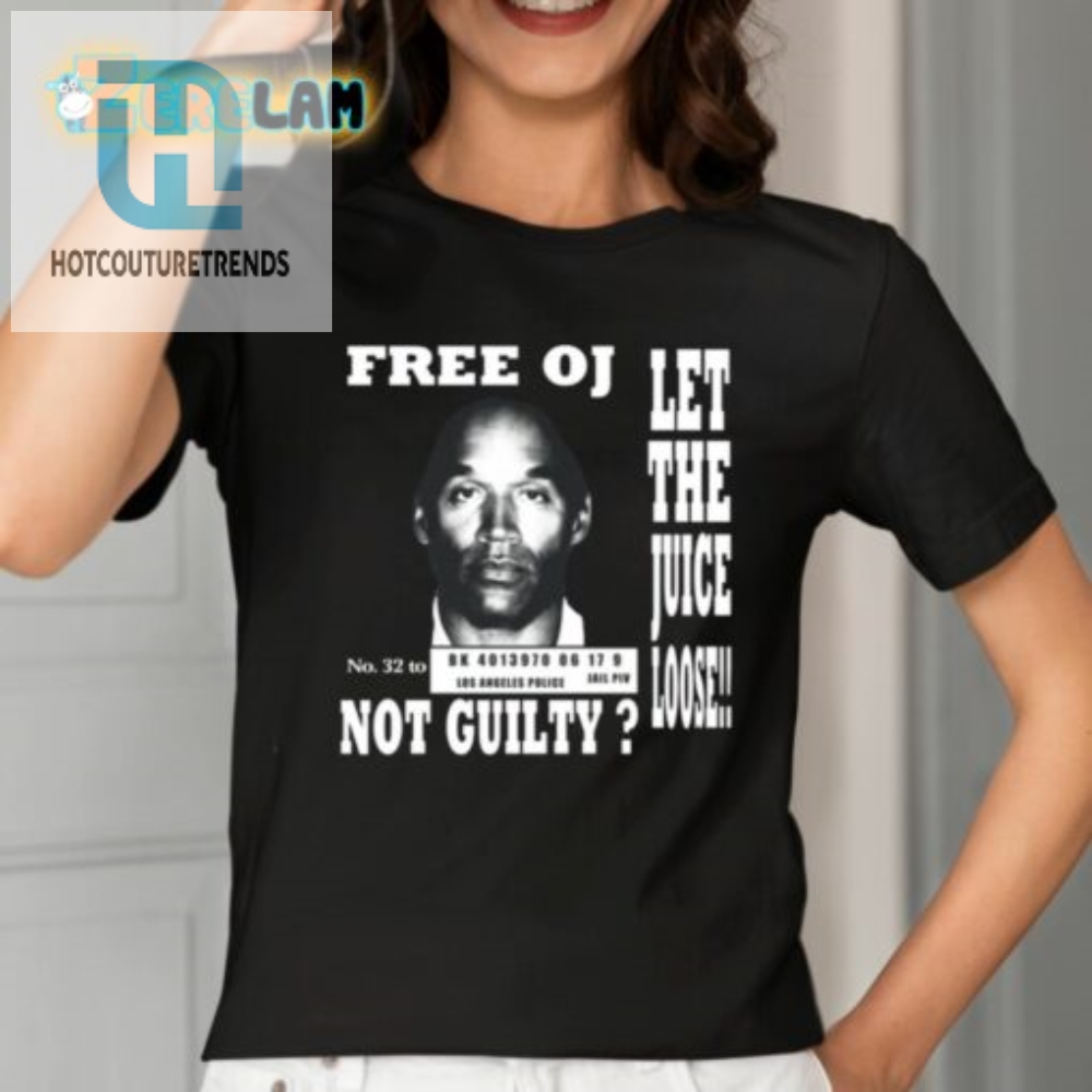 Kanye West Free Oj Simpson Let The Juice Loose Not Guilty Shirt 