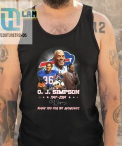Oj Simpson 19472024 Thank You For The Memories Shirt hotcouturetrends 1 4