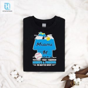 Snoopy Miami Marlins Shirt Always And Forever No Matter What Miami Marlins T Shirt hotcouturetrends 1 2