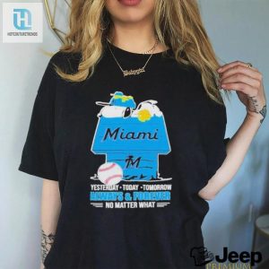 Snoopy Miami Marlins Shirt Always And Forever No Matter What Miami Marlins T Shirt hotcouturetrends 1 3