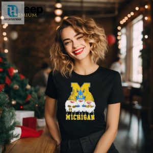 Gnomes Michigan Wolverines Christmas Shirt hotcouturetrends 1 2