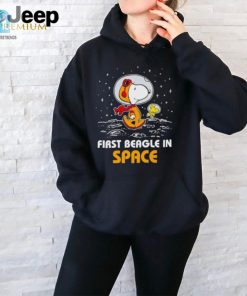Snoopy And Woodstock First Beagle In Space Shirt hotcouturetrends 1 1