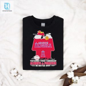 Anaheim Angels Snoopy Shirt Always And Forever No Matter What Anaheim Angels T Shirt hotcouturetrends 1 2