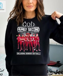 Official God First Family Second Then Oklahoma Softball Shirt hotcouturetrends 1 1