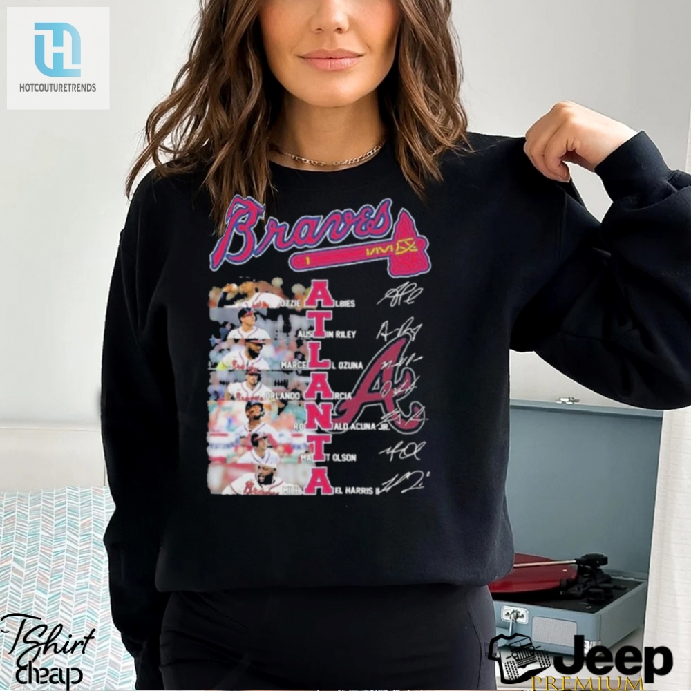 Atlanta Braves Baseball Team All Star Squad T Shirt 