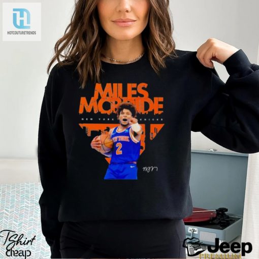 New York Knicks Miles Mcbride Signature Retro Shirt hotcouturetrends 1 1