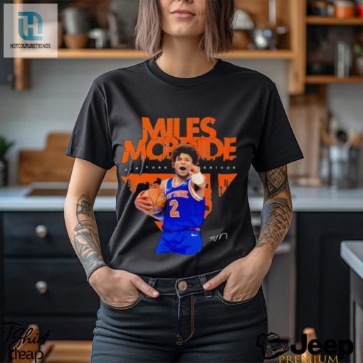 New York Knicks Miles Mcbride Signature Retro Shirt hotcouturetrends 1 3