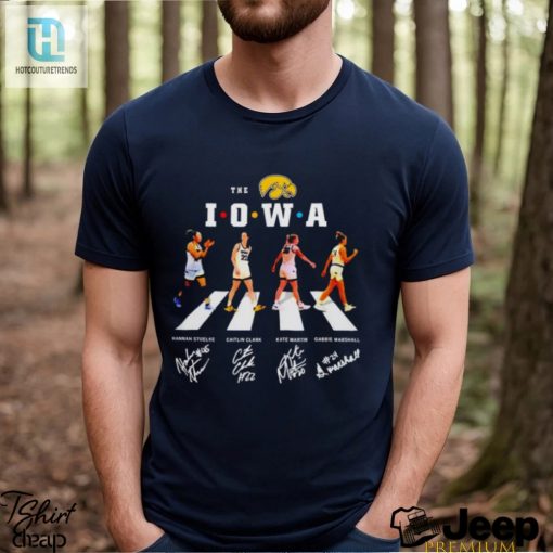 The Iowa Hawkeyes Womens Basketball Abbey Road Friends 2024 Signatures Shirt hotcouturetrends 1 4