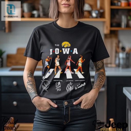 The Iowa Hawkeyes Womens Basketball Abbey Road Friends 2024 Signatures Shirt hotcouturetrends 1 7