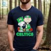 Boston Celtics Peanuts Snoopy Woodstock And Charlie Brown Flag Shirt hotcouturetrends 1