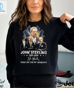 Yankees John Sterling 1989 2024 Thank You For The Memories Shirt hotcouturetrends 1 1