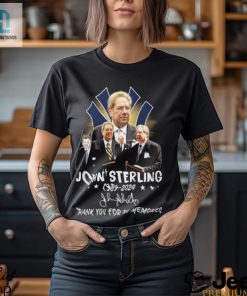 Yankees John Sterling 1989 2024 Thank You For The Memories Shirt hotcouturetrends 1 3