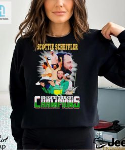 Scottie Scheffler 2024 Master Tournament Champions Signature Shirt hotcouturetrends 1 1