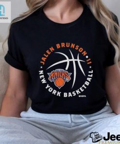 Jalen Brunson New York Knicks Player Ball Shirt hotcouturetrends 1 5