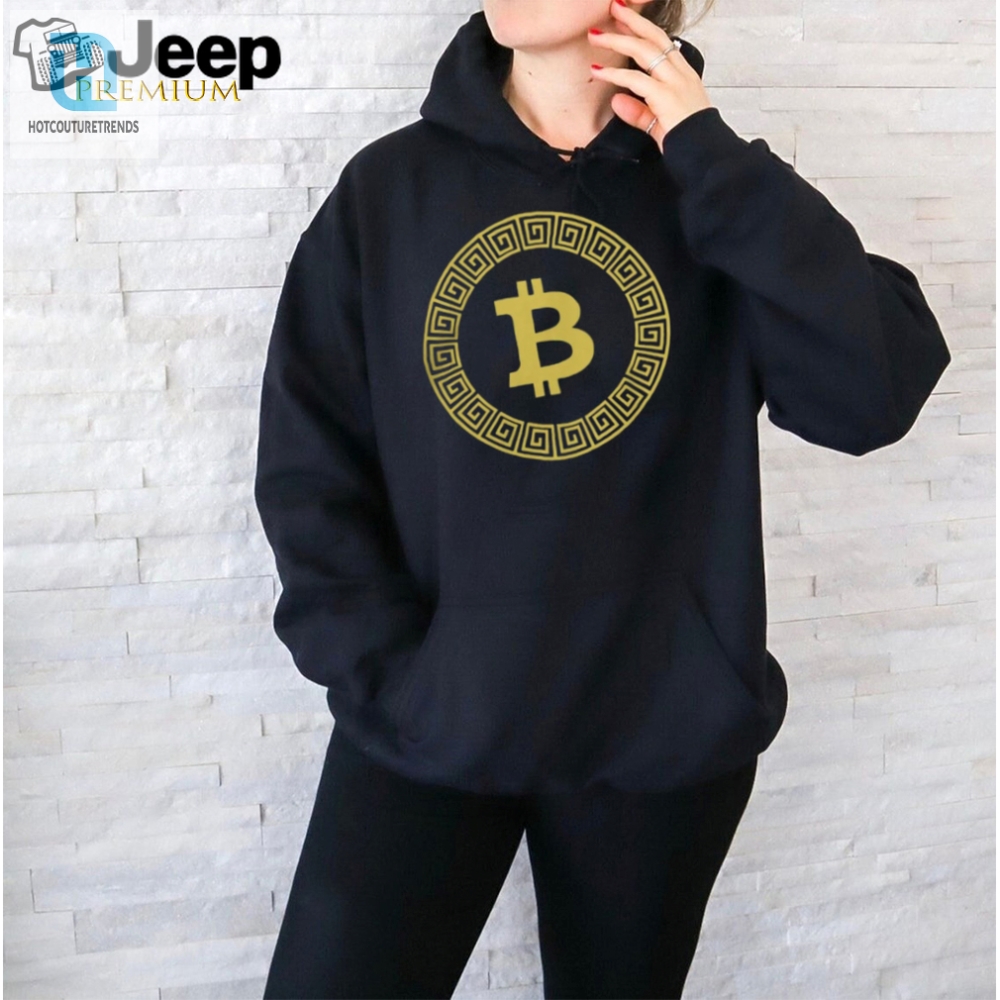 Bitcoin Merch Orange Bitcoin Circle Shirt 