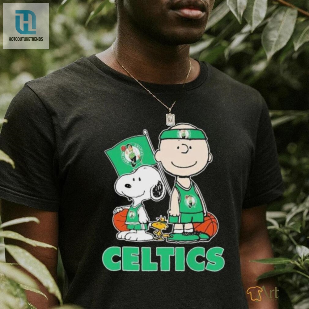 Official Boston Celtics Snoopy Charlie Brown Friends Peanuts Shirt 