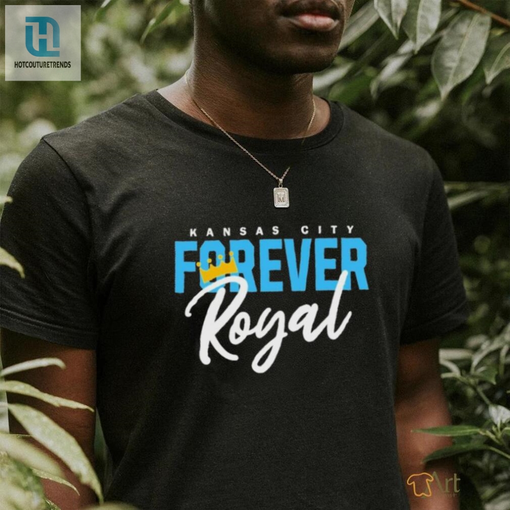 Kansas City Forever Royal Crown Baseball Shirt 